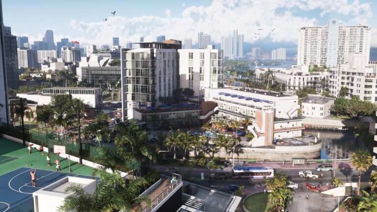 Imagem oficial de Vice City, em GTA 6