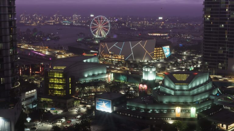 Imagem oficial de Vice City, em GTA 6