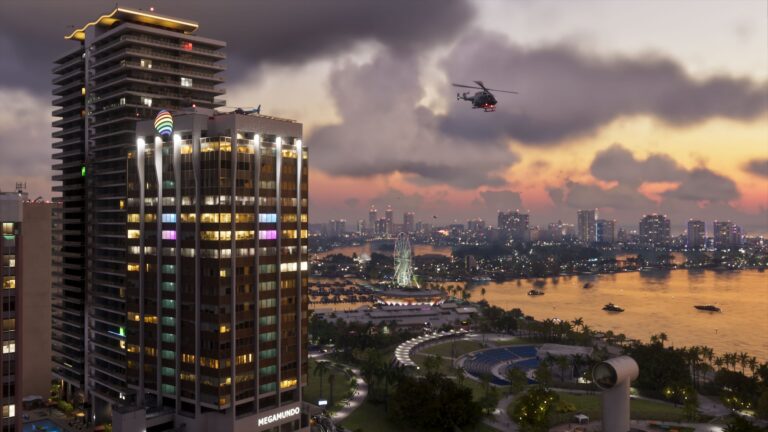 Imagem oficial de Vice City, em GTA 6
